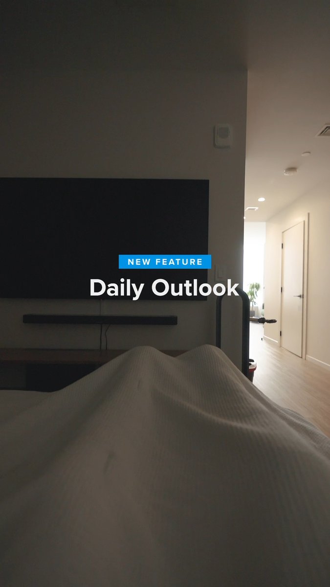 Introducing Daily Outlook, an all-new way to understand your metrics and plan for the day ahead with personalized recommendations, insights, and coaching ☀️📝