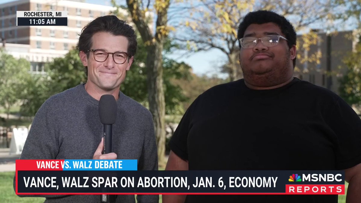 Did last night's VP debate between Vance and Walz influence voters? Jacob Soboroff asked Marcus.