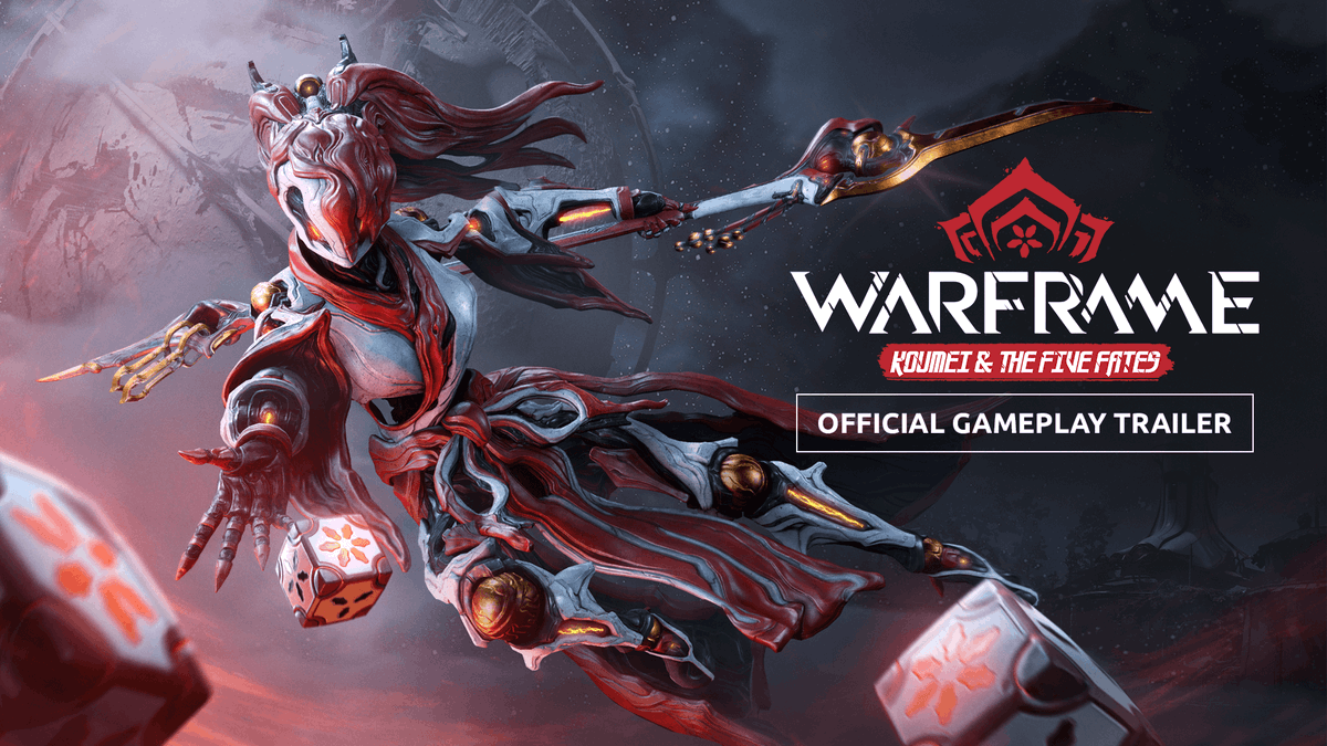 Whether fortuitous or fatal, the future rests on a roll of Koumei's legendary dice. Discover your destiny with the 58th #Warframe and play Koumei & the Five Fates, available now.