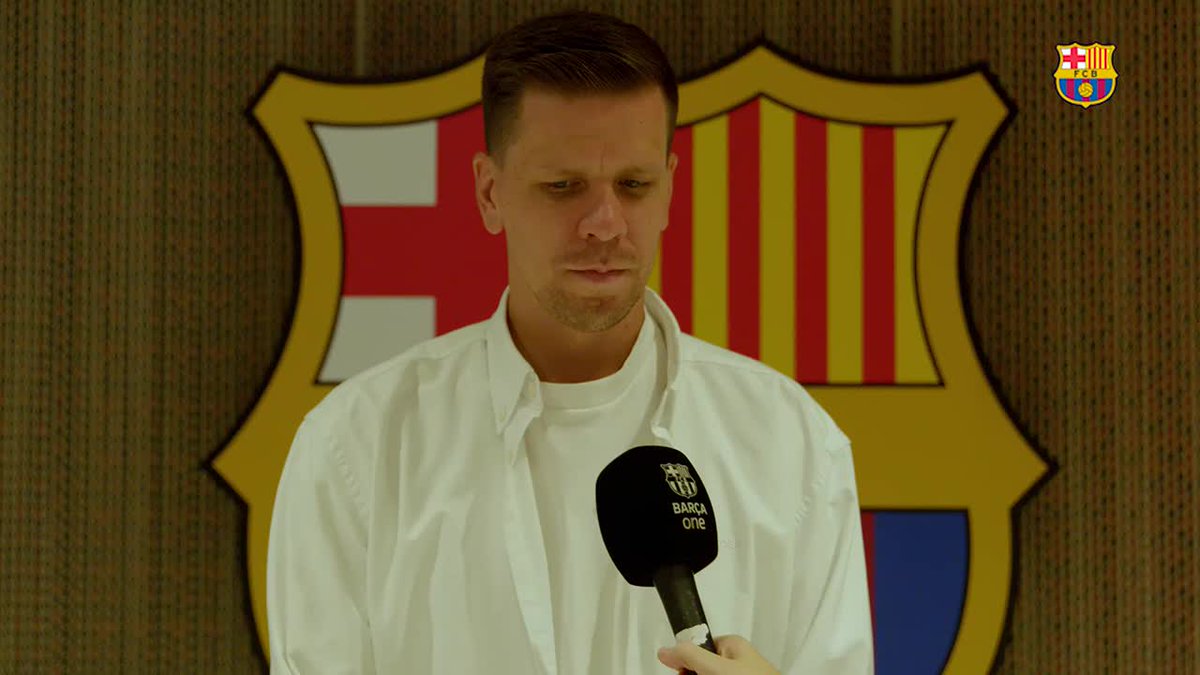 🎙️ Szczęsny's first words as a Barça player!