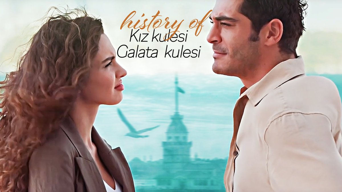 "kız kulesi ve galata kulesi birbirine kavuşamayan iki aşıkmış." 💫