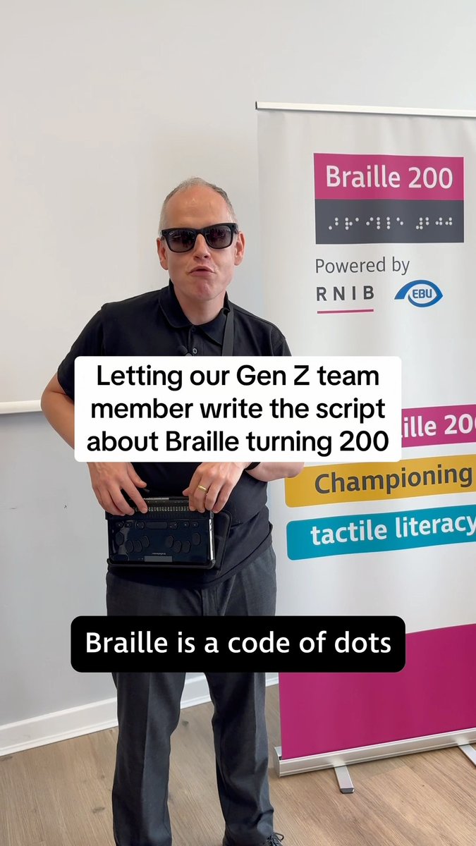 POV: Braille is turning 200 years old and we let the Gen Z team member write the video script. Our bestie Dave is here to tell you all about its history and importance. He ate and left no crumbs. Dave Williams