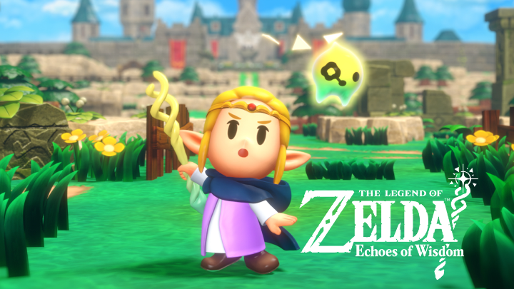 It's Zelda's time to shine! Embark on an adventure to save the people of Hyrule using Zelda's different abilities in The Legend of #Zelda: #EchoesofWisdom, available now on #NintendoSwitch.