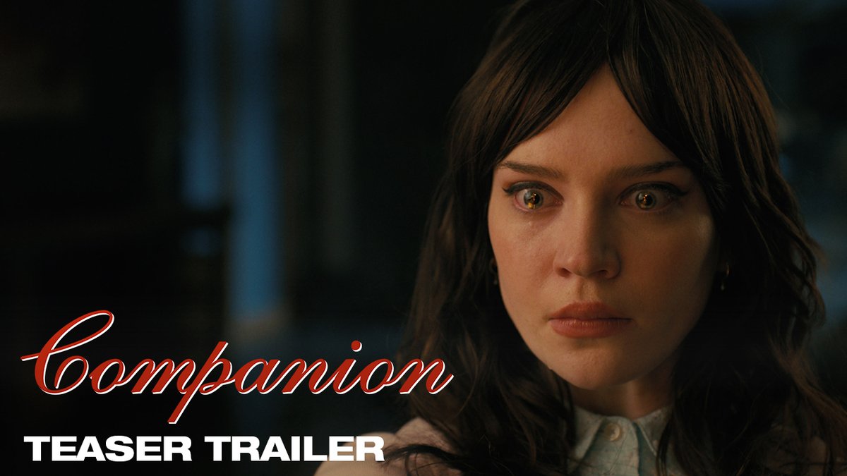 First trailer for ‘COMPANION’, a sci-fi thriller starring Jack Quaid, Sophie Thatcher and Lukas Gage In theaters on January 10.