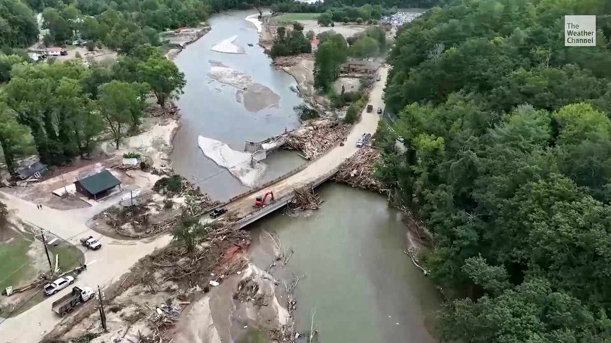 Helene’s havoc seen from above ⬇️