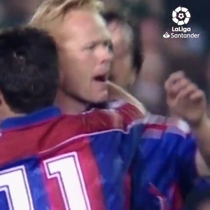 Ronald Koeman could hit a free-kick 🚀