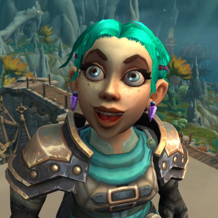 When you stop mid-quest to experience the beauty of Hallowfall.