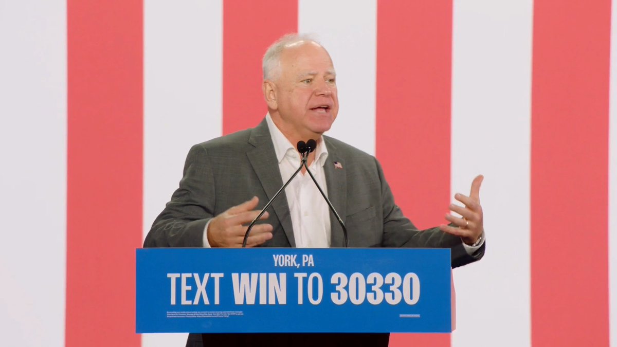 Gov. Walz: FDR said, ‘The only thing we have to fear is fear itself.’ Reagan said, ‘Gorbachev, tear down this wall.’ Trump? ‘They’re eating the dogs. They’re eating the cats’