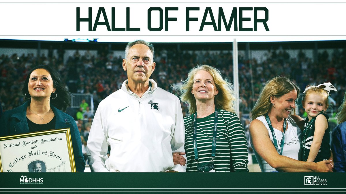 “Michigan State gave me the opportunity to plant my foot somewhere and make it special.” Coach Dantonio’s enduring legacy in East Lansing will be forever honored with his induction into the Spartan Stadium Ring of Fame and the College Football Hall of Fame.