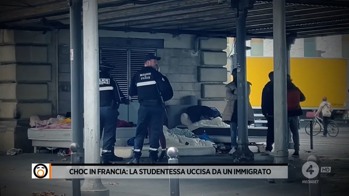 Choc in Francia La studentessa uccisa da un immigrato Servizio di Eugenia Fiore a #Fuoridalcoro