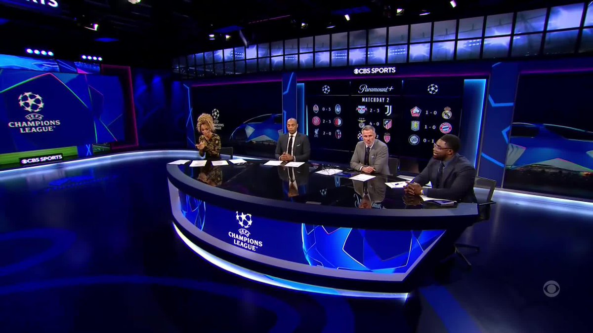 Thierry Henry, Jamie Carragher y compañía entrevistando a Jhon Durán en español tras su golazo vs Bayern Munich. 6 minutos espectaculares.