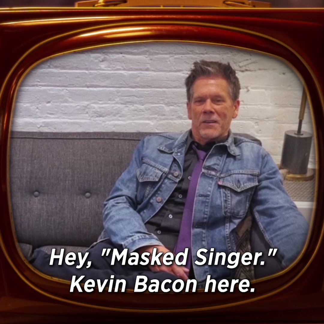 Because it wouldn't be Footloose Night without THE Kevin Bacon! A true legend. 😱 #TheMaskedSinger