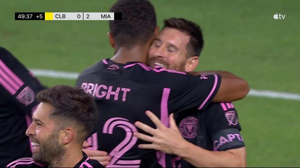 MESSI WITH A STUNNING FREE KICK IN INTER MIAMI'S BIGGEST MATCH OF THE SEASON! TWO GOALS IN FIVE MINUTES 🐐 (via Major League Soccer)