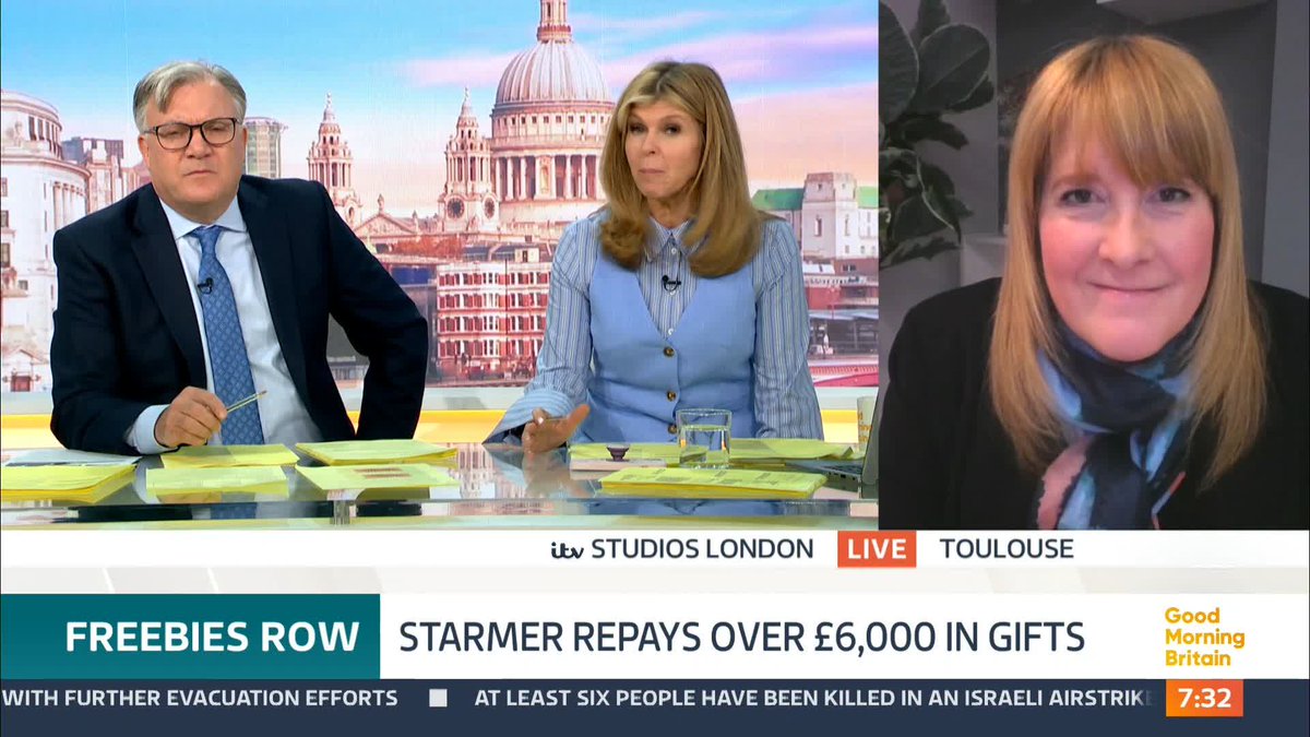 Sir Keir Starmer has paid back more than £6,000 worth of gifts and hospitality that he's received since becoming PM, following a backlash over donations. Industry Minister Sarah Jones reacts to Sir Keir Starmer's actions as she explains that the PM wants 'to build trust.'