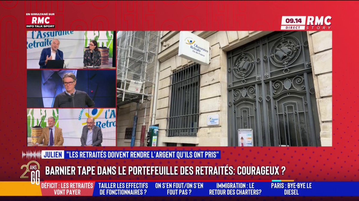 📞 "Les retraités doivent rendre l'argent qu'ils ont pris," pour Julien au 3216. #GGRMC