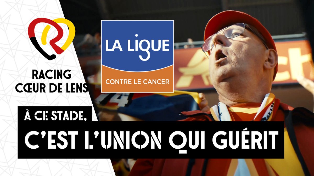 ๐ฬ ๐๐ ๐๐๐๐๐, c'est l'union qui guรฉrit. ๐ซ Ensemble, on sera toujours ร un ๐ฌ๐ญ๐๐๐ ๐๐ ๐ฅ๐ ๐ฏ๐ข๐๐ญ๐จ๐ข๐ซ๐. Deux stades, un seul match : celui contre le cancer ๐ #รCeStade #RacingCoeurDeLens ๐ค La Ligue contre le cancer Brice Samba