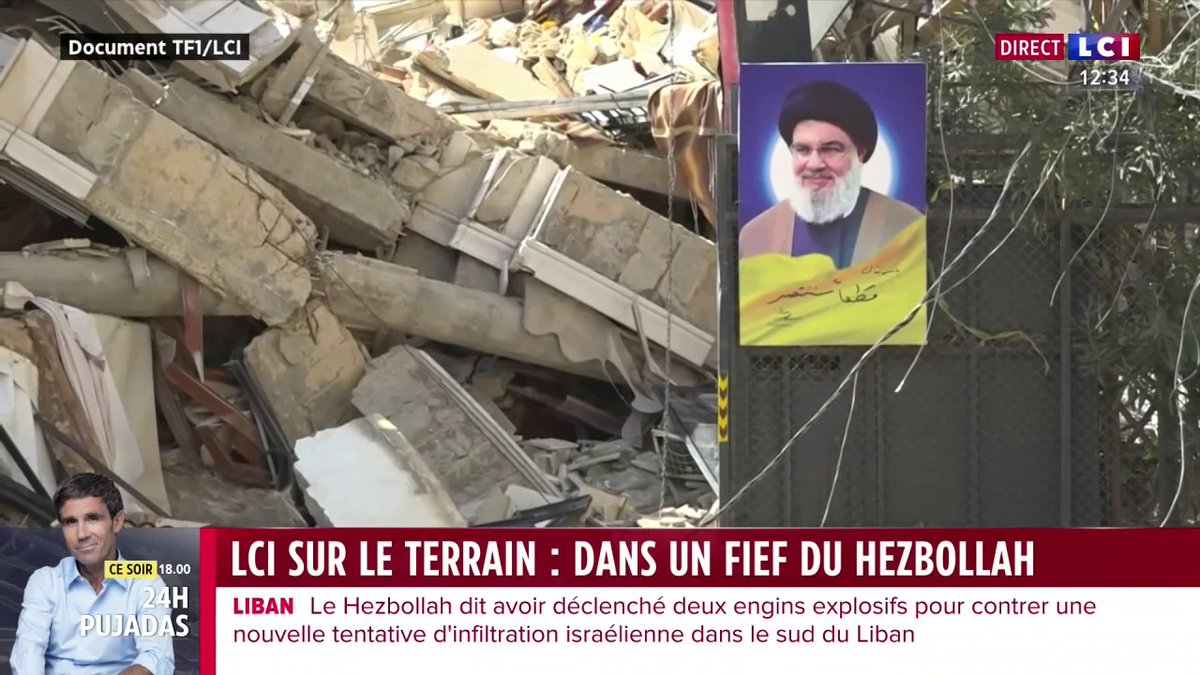 🔴 LCI sur le terrain : dans un fief du Hezbollah au Liban Le Hezbollah a emmené la presse dans la banlieue sud de Beyrouth pour une opération de communication visant à montrer qu'Israël s'attaque à des quartiers résidentiels. ▶️ Reportage Claire Cambier et Thibault Bruck