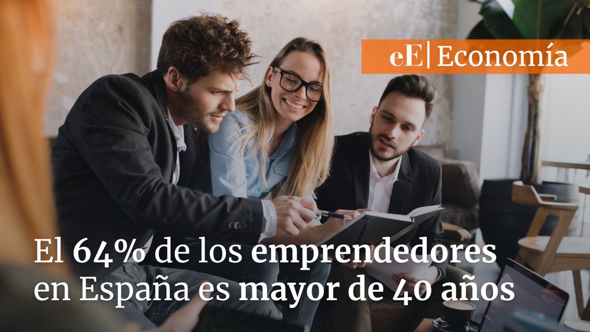 🚀 El 64% de los emprendedores en España es mayor de 40 años 📉 La proporción de jóvenes que sacan adelante sus propios proyectos es significativamente menor a otros países europeos. 🔗 Todos los detalles en el siguiente enlace: