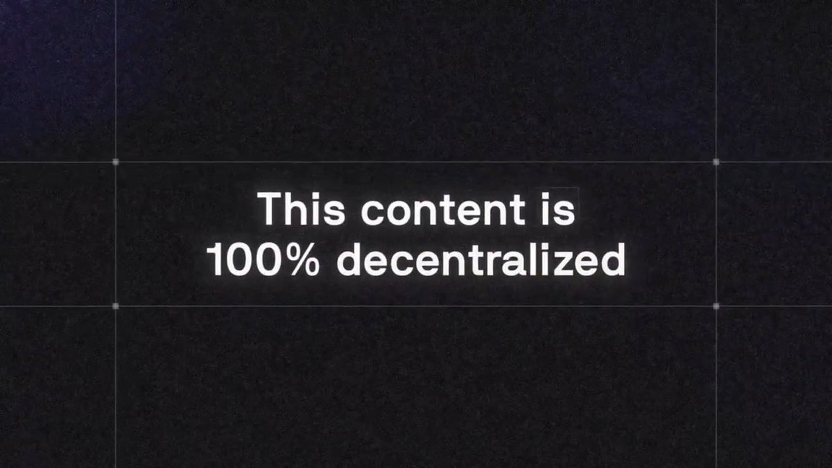 This is not a regular video. This is a decentralized, fully on-chain video. Filehub, built on #Chromia, makes it possible to put everything on-chain. See the video on Filehub: Decentralize your data: