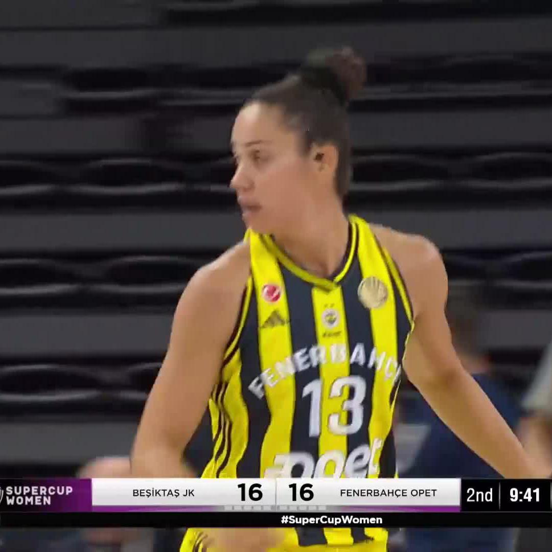 SHOWTIME Nikolina Milić 🤹‍♀️ #EuroLeagueWomen | #EuroCupWomen