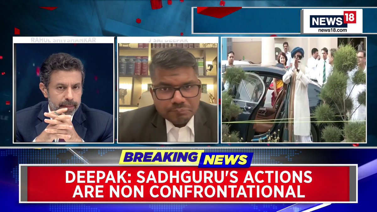 #IshaFoundationCase | The coastal parts of Tamil Nadu and Andhra Pradesh has significant evangelism presence. They have systematically targeted communities for soul harvesting. Sadhguru's presence is problematic for them :Sai Deepak J, SC Lawyer #TheHardFacts | Rahul Shivshankar