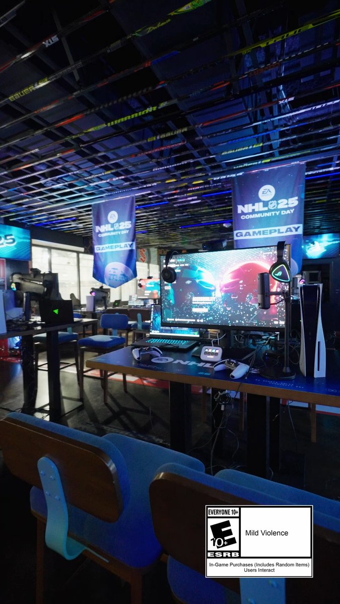 🎥 A glimpse of #NHL25 Community Day Start playing Chel today ⤵️