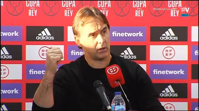 Esto si que era un entrenador, Don Julen Lopetegui