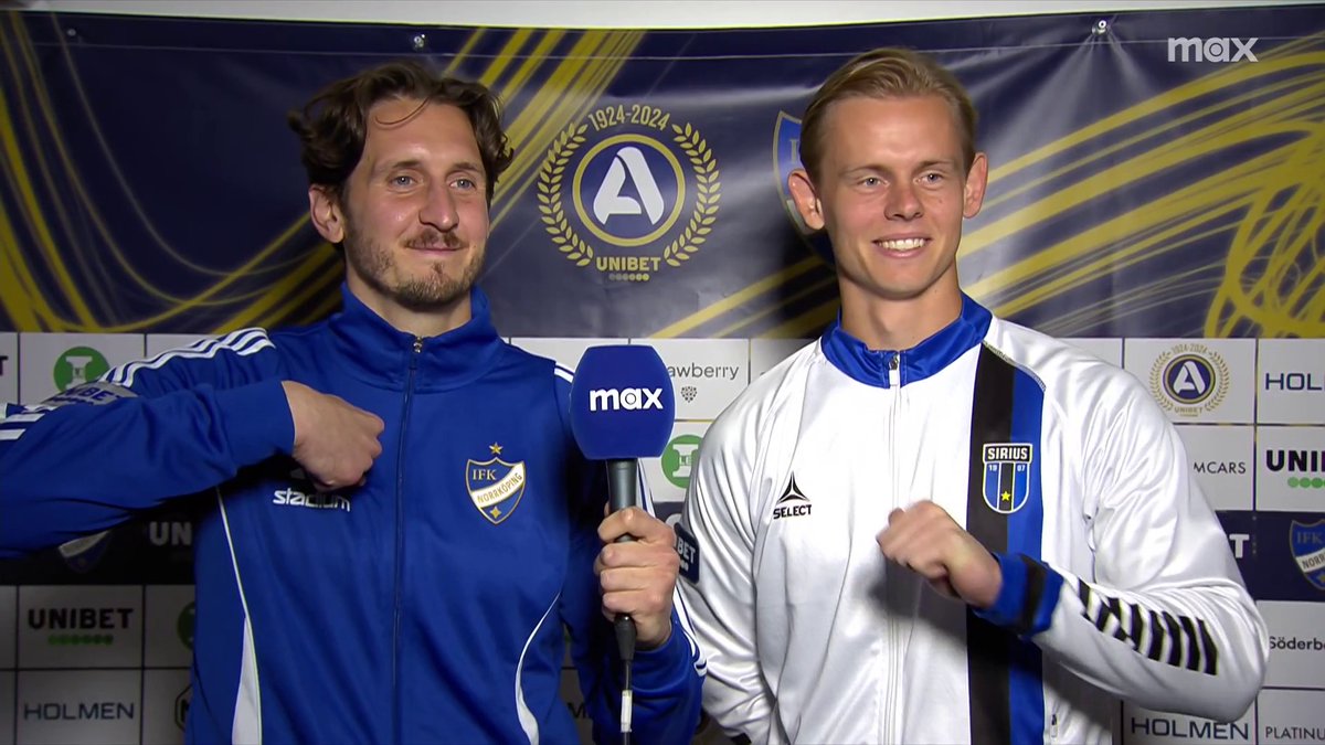 Tidigare lagkamraterna David Mitov Nilsson (IFK Norrköping) och Jakob Tånnander (IK Sirius) i en målvaktsduell inför mötet på Platinumcars Arena! 📲 Se IFK Norrköping - IK Sirius nu på Max