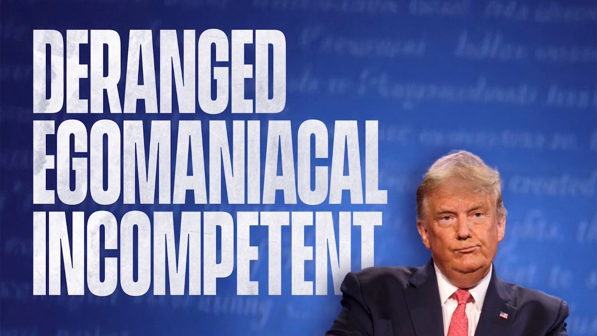 Donald Trump is the real DEI candidate: Deranged. Egomaniacal. Incompetent.