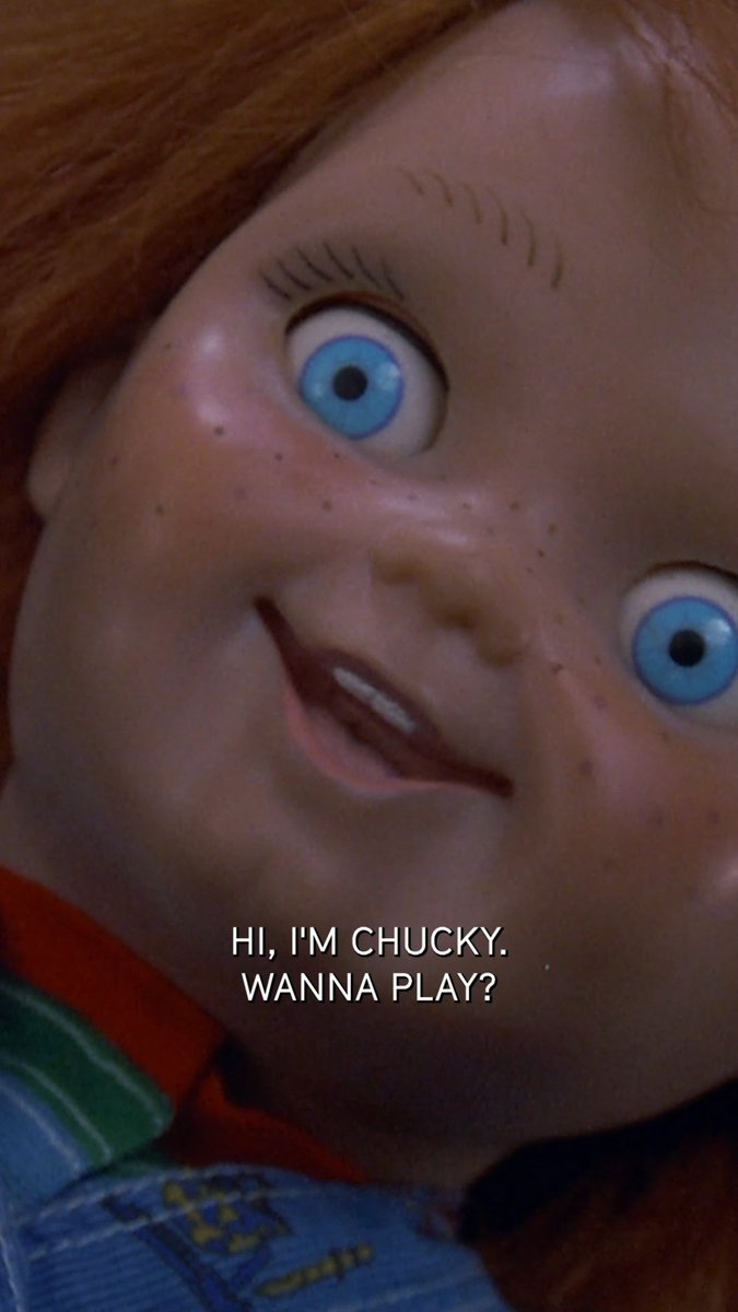 Evil runs on more than batteries...Watch #ChildsPlay as part of SYFY Halloween all month long! #Chucky