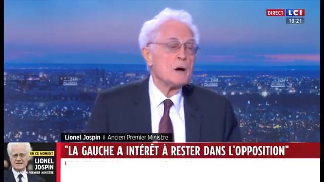 💬 "Jean-Luc Mélenchon est un tribun doué par nature, c’est un agitateur par choix, mais ça n’est pas un constructeur ni un homme d’État, comme François Mitterrand avait su le faire" Lionel Jospin invité de 24h Pujadas