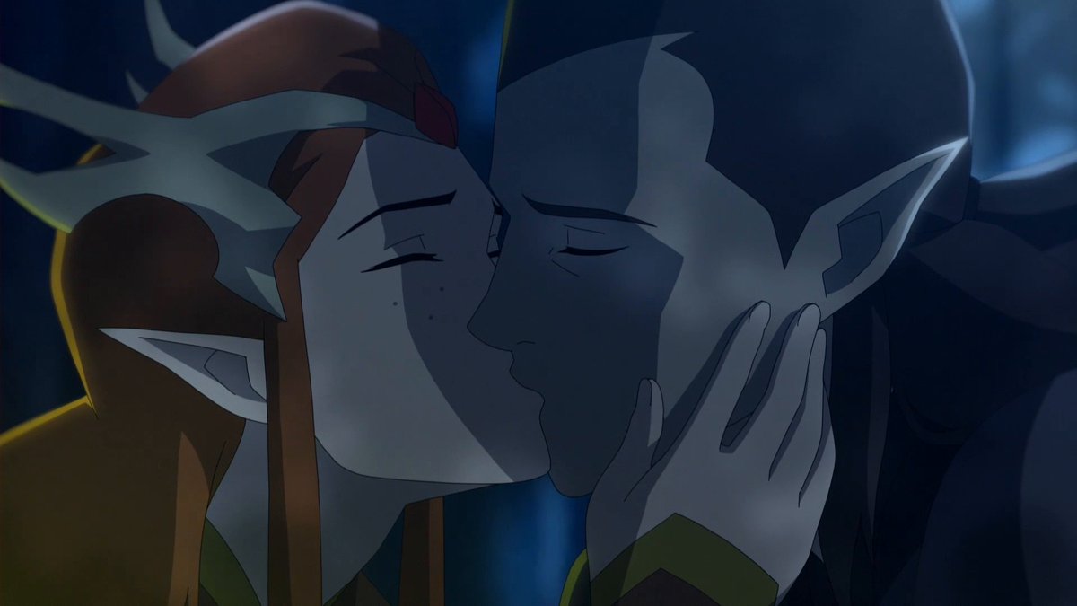 Vax and Keyleth sitting in a tree… we’ll let you figure out the rest. #TheLegendofVoxMachina #Vaxleth #LVMSpoliers