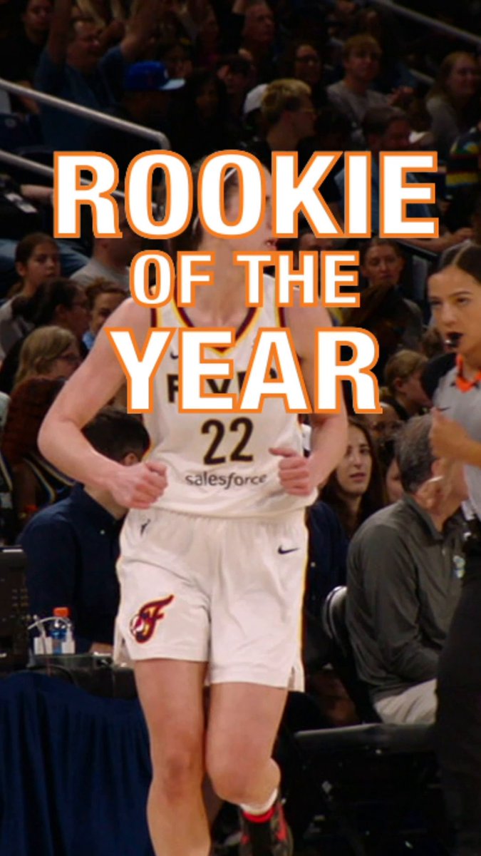 Caitlin Clark is your 2024 WNBA Rookie of the Year 👏
