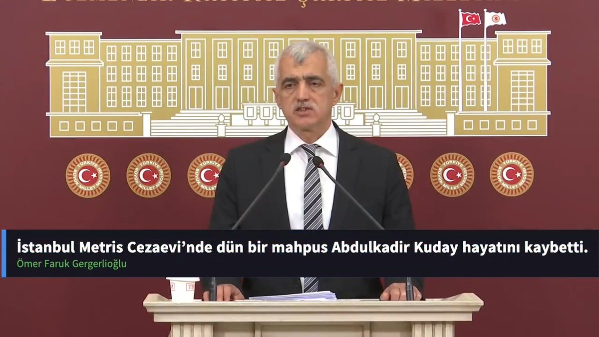 Adam ölüm döşeğinde ölüyor. Yoğun bakımlık yok yine cezaevinden çıkartmam. Niye çıkarmazsın? İntikam mı alıyorsun? Bu nasıl bir cezalandırma? Olacak iş midir? Bu insan haklarına uyar mı? Olacak bir iş midir bu? Ama bunu yapıyorlar işte. T.C. Adalet Bakanlığı