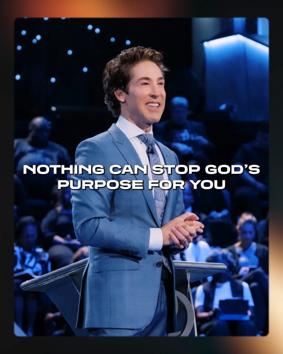 Turn it over to God. Pray, believe, then rest. Trust that God is working. Know that His plans for you are for good. Nothing can stop what He has purposed, and at the right time, it will come to pass. Tune into Joel’s message, "Peace with the Plan"!