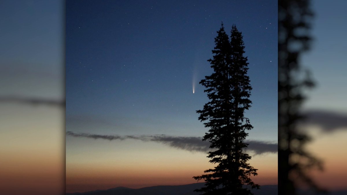 It's a planet party—and you're invited! Throughout October, the planets Venus, Mars, and Jupiter will be visible in the night sky, with a special guest appearance from Jupiter's moon Europa. A comet, a full moon, and Saturn drop by the soiree on Oct. 14: