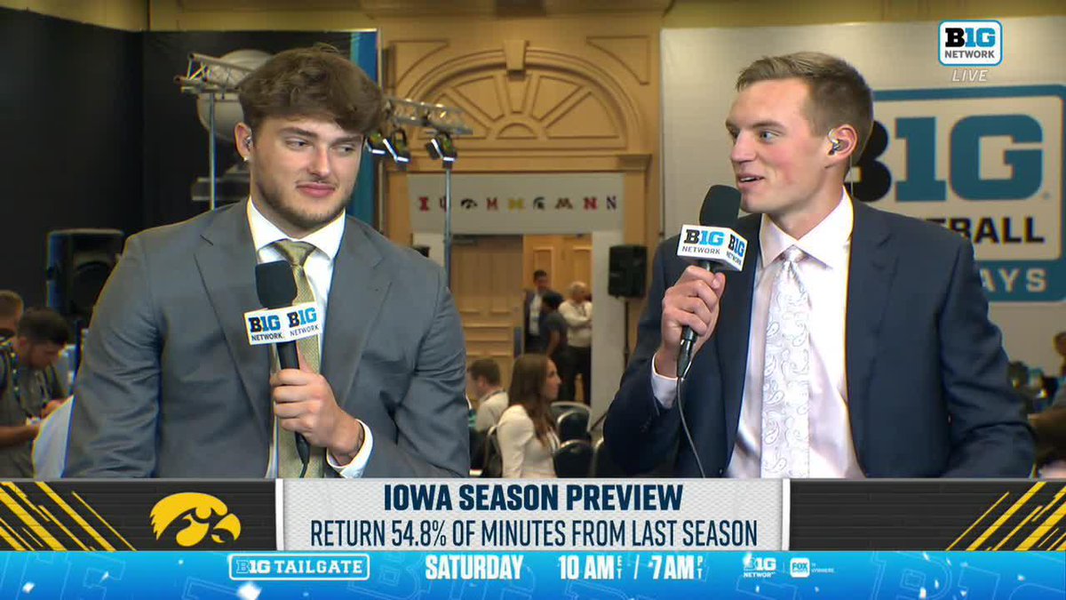 Bad Wi-Fi caused a major Iowa Men’s Basketball fan freak out when Payton Sandfort couldn’t send out his decision to return as a Hawkeye 😅 #B1GMediaDays x #B1GMBBall