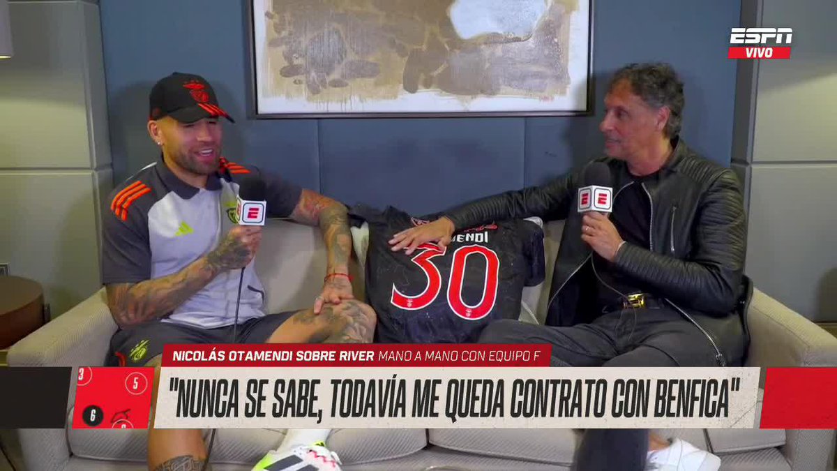 "NO QUIERO ILUSIONAR A LA GENTE PERO SABEN QUE YO SOY HINCHA, QUE MIRO TODOS LOS PARTIDOS, TENGO MUY BUENA RELACIÓN CON LOS DIRIGENTES... NUNCA SE SABE" OTAMENDI DEJO LA PUERTA ABIERTA A VENIR A #RIVER.