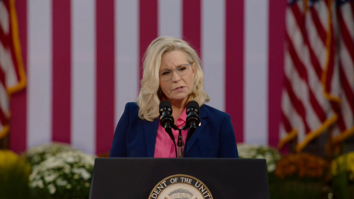 .Liz Cheney: Mike Pence refused to violate his oath to the Constitution, and that is why Mike Pence is not Donald Trump's running mate today. Instead, JD Vance is on the ticket. Vance says he would have thrown out the votes of the people of Wisconsin because he didn't like the way that you voted. That is tyranny and that is disqualifying