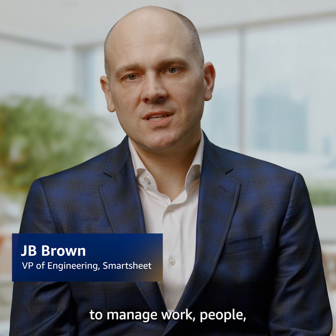 At Smartsheet, employees get instant answers with their Slack bot powered by #AmazonQBusiness! ⚡💼💬 Boosting efficiency and customer service for 3,300+ employees across the globe. #AWS 👉