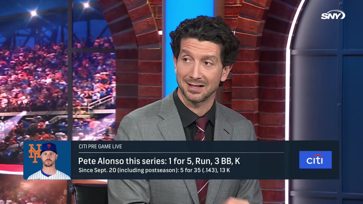 "This game is really a chance for Pete to cement his legacy as a Met" On Mets Pre Game Live, Gary Cohen, Jerry Blevins, Todd Zeile and Eamon McAnaney discuss the pressure on Pete Alonso going into what could be his final game as a Met: ➡️ Citi