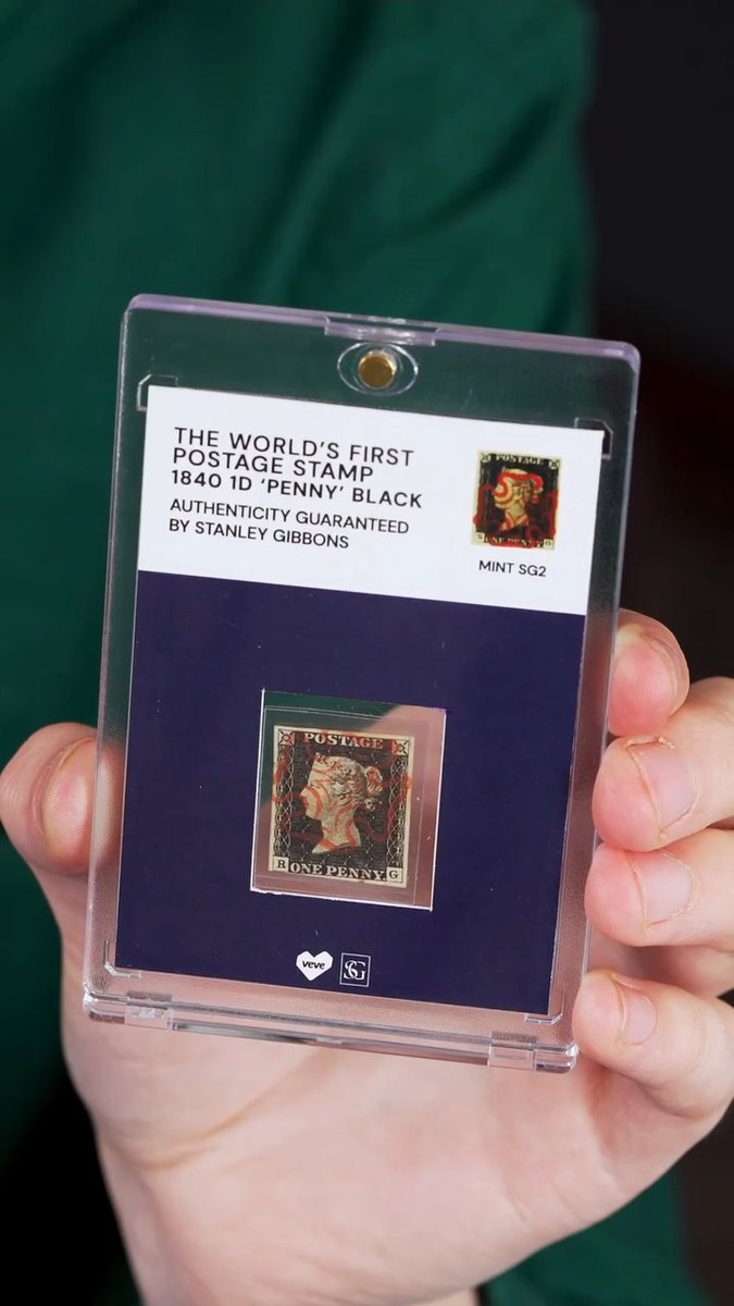 Here's everything you need to know about Stanley Gibbons' 1840 Penny Black! The Penny Black digital collectibles drop Sun 6 Oct at 8AM PT, only on VeVe!
