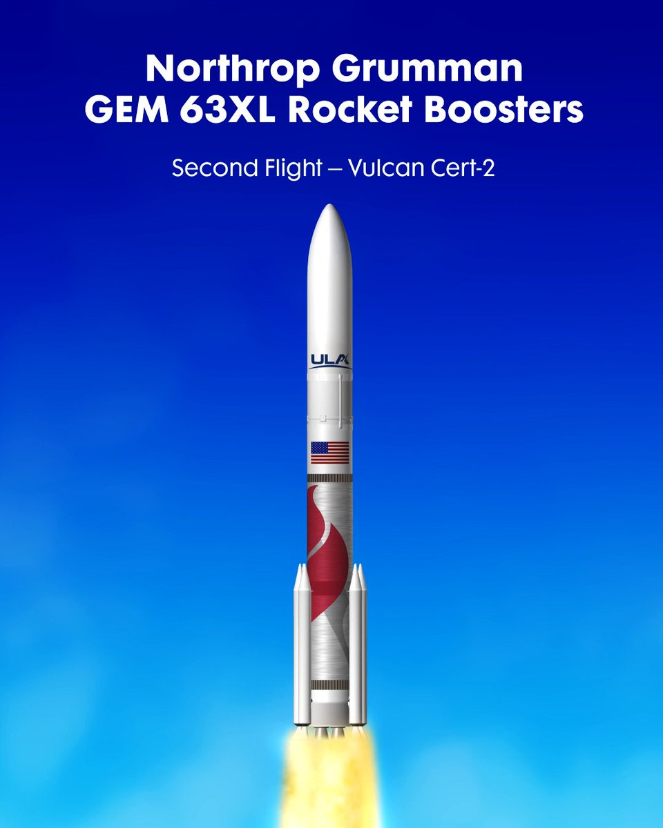 Tomorrow morning two of our GEM 63XL boosters will fly for the second time ever. 🚀🚀 Watch launch live: