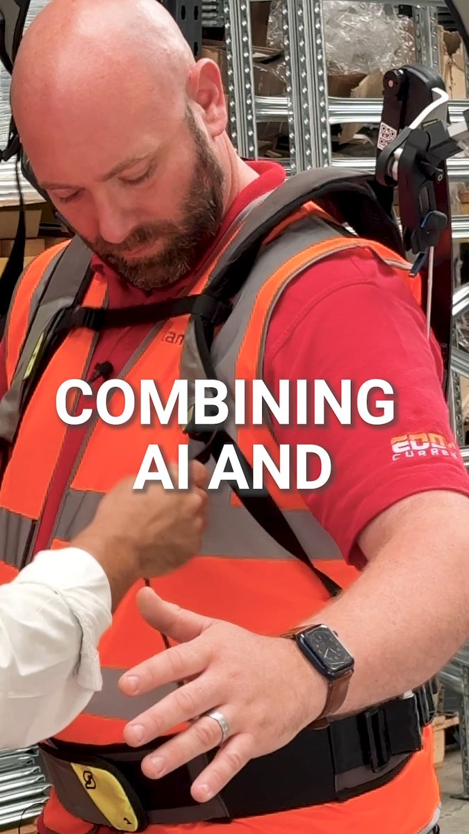 Do you even lift? British engineering company Stanley are using AI to improve health and safety in the workplace 🦾 @Efixx247 puts their exoskeleton to the test 👇
