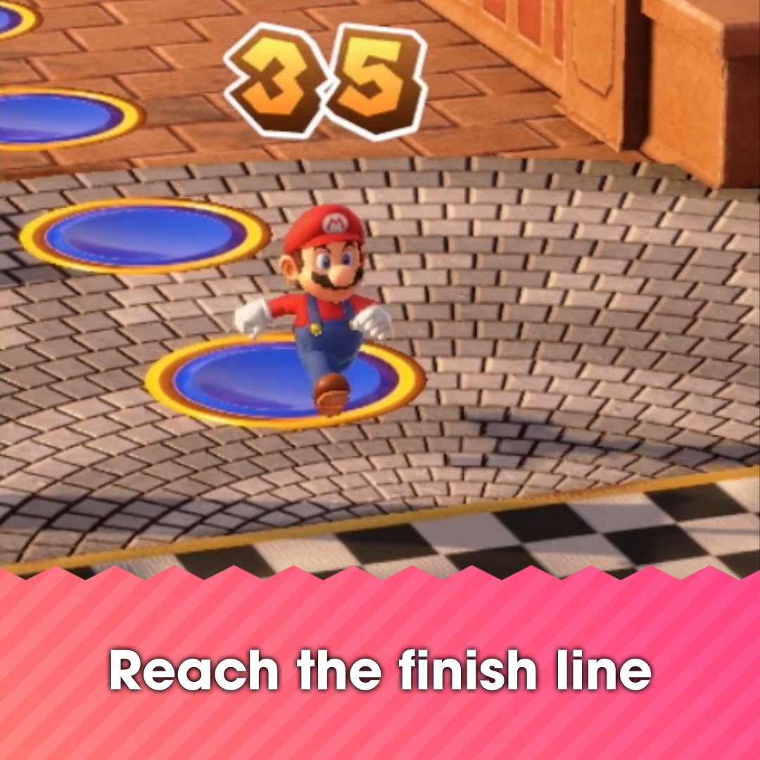 20-player online mayhem awaits in #SuperMarioPartyJamboree's brand new Koopathlon mode! Race across the board to see who can rack up the highest score across multiple minigames.