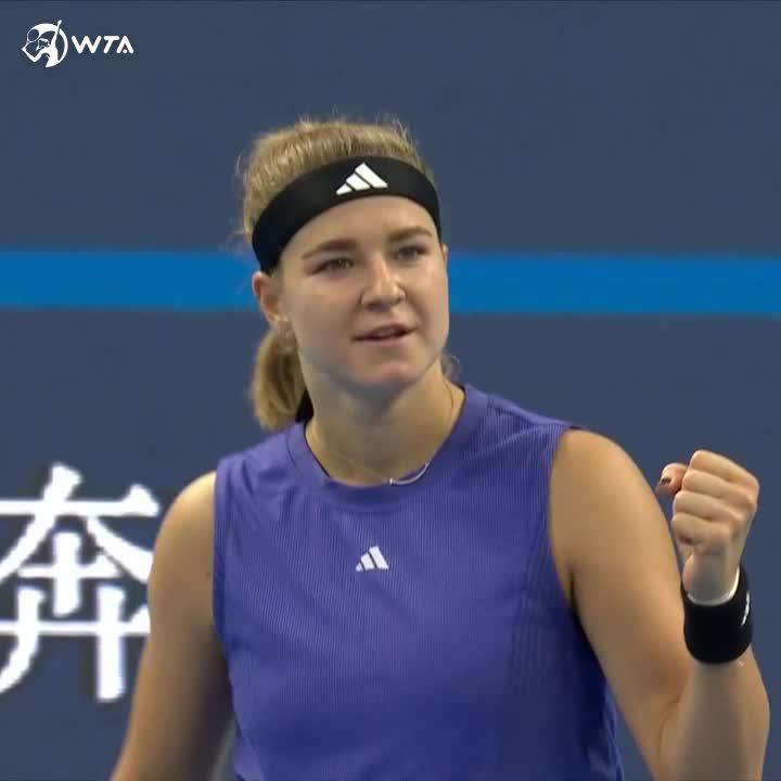 A third consecutive victory over Sabalenka 🦾 Karolina Muchova | #ChinaOpen