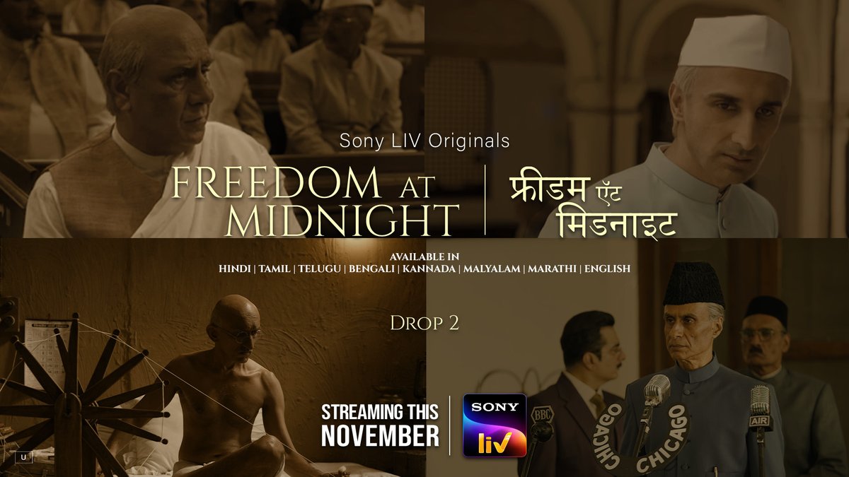 The History You May Not Know The History You Should Know Presenting the second drop of the electrifying story of India’s Independence - Freedom At Midnight streaming this November on Sony LIV. #FreedomAtMidnightOnSonyLIV #FAMOnSonyLIV
