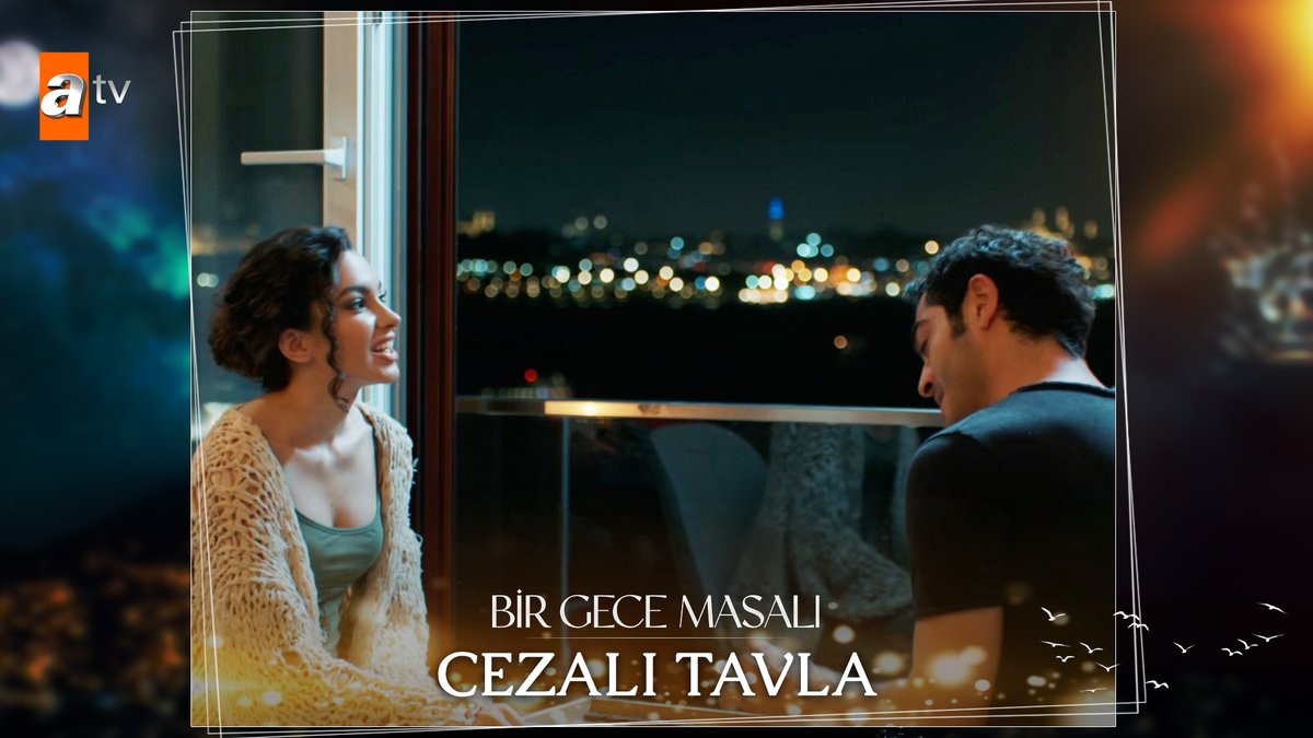 Canfeza ve Mahir tavla oynuyor. 🎲 #BirGeceMasalı yeni bölümüyle Salı 20.00’de #atv’de. ✨ atv