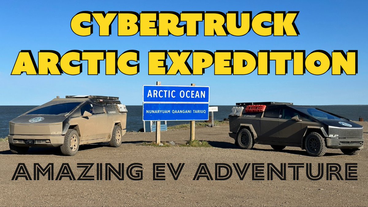 The Cybertruck expedition to The Arctic is live now!