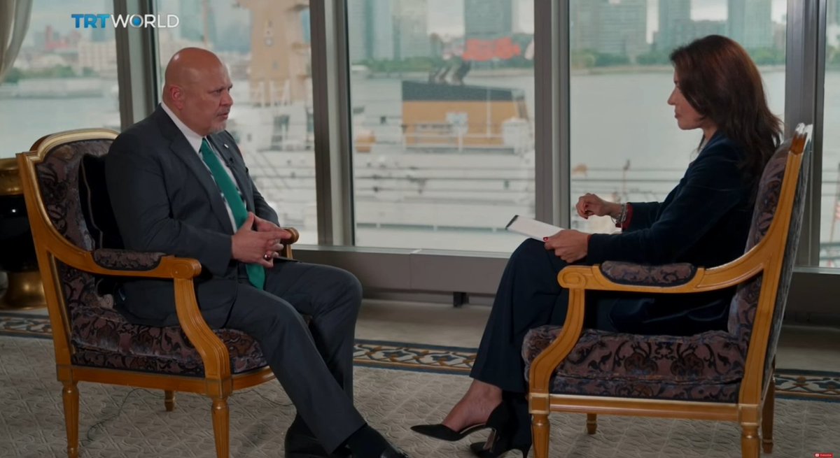 During #UNGA79, #ICC Prosecutor Karim A. A. Khan KC spoke with TRT World about the work of the Office of the Prosecutor of the International Criminal Court.